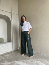 Load image into Gallery viewer, Denim Straight Pants - green