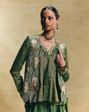 Load image into Gallery viewer, Green jacket set