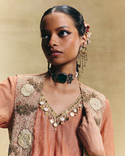 Load image into Gallery viewer, Peach jacket set