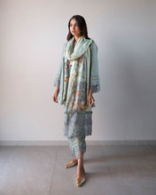 Load image into Gallery viewer, Blue printed Indian set