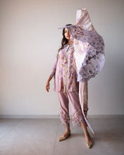 Load image into Gallery viewer, Purple printed Indian set