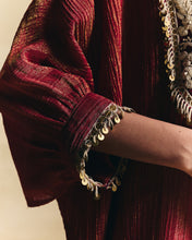 Load image into Gallery viewer, Red kaftan kurta set