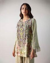 Load image into Gallery viewer, Green printed Kurta & Pants