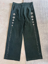 Load image into Gallery viewer, Denim Straight Pants - green
