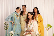 Load image into Gallery viewer, Blue Short kurta + salwar + dupatta