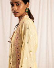 Load image into Gallery viewer, Yellow Short kurta + salwar + dupatta
