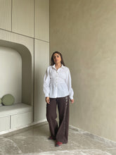 Load image into Gallery viewer, Denim Straight Pant - rusty brown