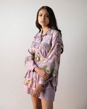 Load image into Gallery viewer, Purple printed Shirt & Shorts