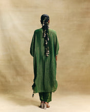 Load image into Gallery viewer, Green kaftan kurta set