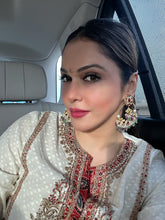 Load image into Gallery viewer, Short Ivory Kurta & Salwar