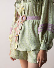Load image into Gallery viewer, Green printed Shirt & Shorts