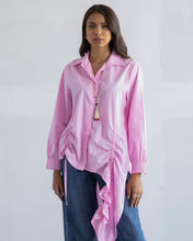 Load image into Gallery viewer, Pink Drawstring Shirt