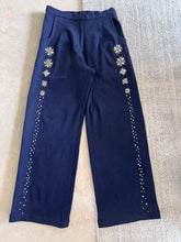 Load image into Gallery viewer, Denim Straight Pants - Deep Blue