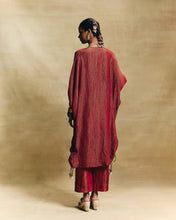 Load image into Gallery viewer, Red kaftan kurta set