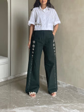Load image into Gallery viewer, Denim Straight Pants - green