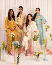 Load image into Gallery viewer, Yellow Short kurta + salwar + dupatta