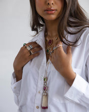 Load image into Gallery viewer, White Drawstring Shirt