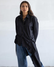 Load image into Gallery viewer, Black Drawstring Shirt