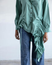 Load image into Gallery viewer, Teal Drawstring Shirt
