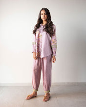 Load image into Gallery viewer, Purple printed Shirt & Pants