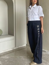 Load image into Gallery viewer, Denim Straight Pants - Deep Blue