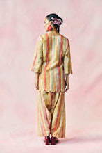 Load image into Gallery viewer, Saffron Stripe Kurta Set