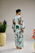 Load image into Gallery viewer, Bluebell Mist Jaal Kurta Set