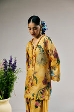 Load image into Gallery viewer, Saffron Petal Jaal Kurta Set