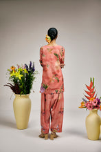 Load image into Gallery viewer, Terracotta Rust Jaal Kurta Set