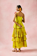 Load image into Gallery viewer, Lime Blossom Tired Dress
