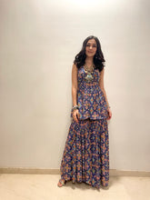 Load image into Gallery viewer, Anarkali + gharara - Purple