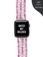 Load image into Gallery viewer, Rice Pearl &amp; Pink beaded Apple Watch Strap
