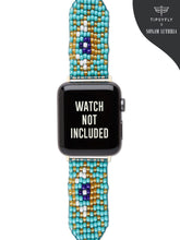 Load image into Gallery viewer, Evil Eye Handcrafted Apple Watch Strap
