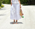 White skirt