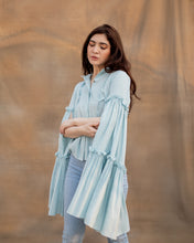 Load image into Gallery viewer, Angel sleeve shirt - Blue
