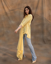 Load image into Gallery viewer, Asymmetrical shirt - Yellow
