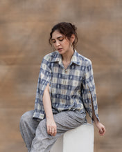 Load image into Gallery viewer, Slit Shirt + Pants - Light Blue

