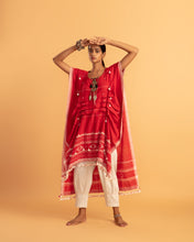 Load image into Gallery viewer, Red kaftan set
