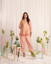 Load image into Gallery viewer, Pink Slit shirt + T pants

