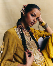 Load image into Gallery viewer, Mustard straight kurta &amp; salwar
