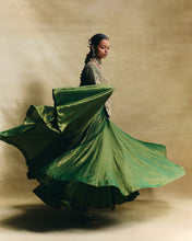Load image into Gallery viewer, Green lehenga set
