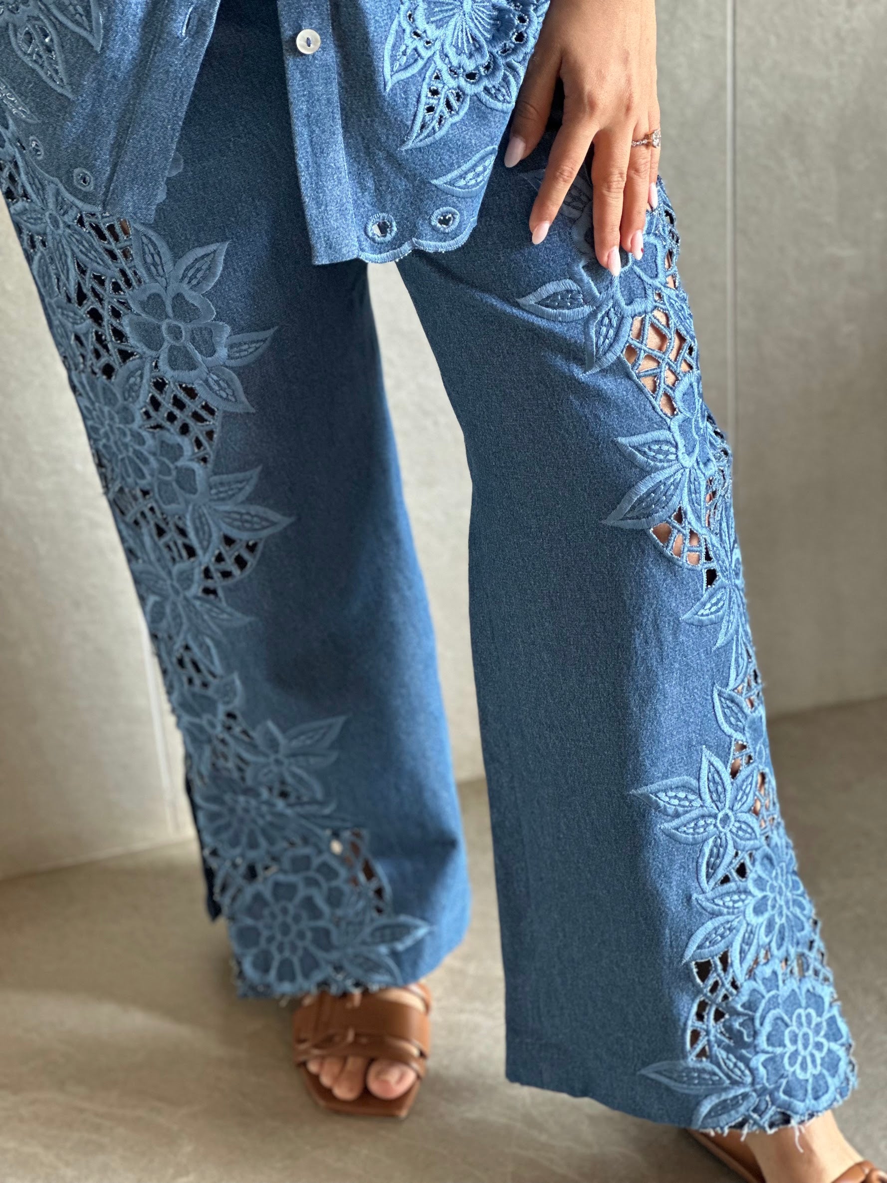 Blue pants