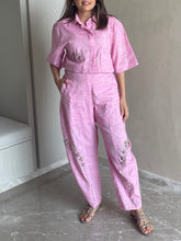 Load image into Gallery viewer, Pink Godet Pants
