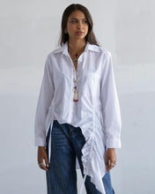 Load image into Gallery viewer, White Drawstring Shirt
