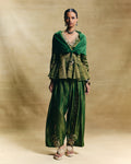 Green scarf set