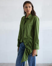 Load image into Gallery viewer, Green Drawstring Shirt

