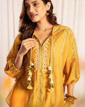Load image into Gallery viewer, Mustard Patch kurta + Salwar
