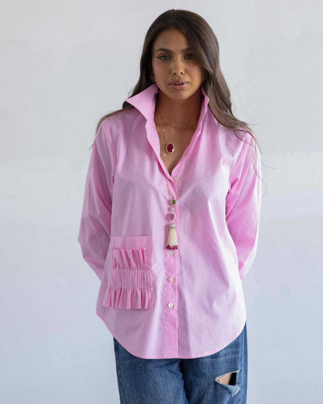 Pink Pocket shirt