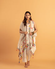Load image into Gallery viewer, Beige asymmetrical jacket + inner + pants

