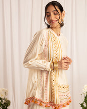 Load image into Gallery viewer, Ivory Slit shirt + T pants
